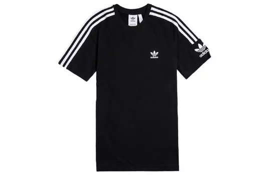 Футболка с тремя полосками, черная Adidas Originals