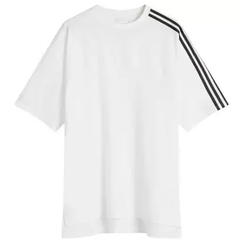 Футболка с тремя полосками Y-3, белый