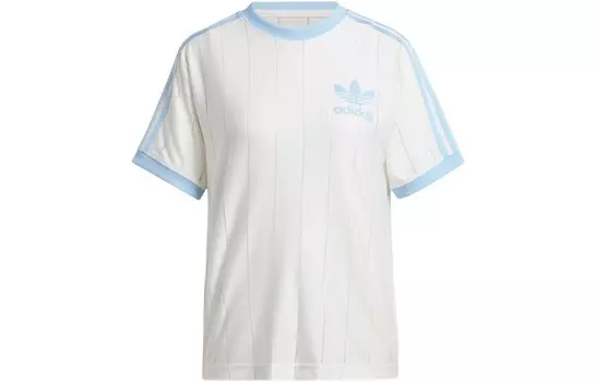 Футболка с тремя полосками женская, цвет белый Adidas Originals