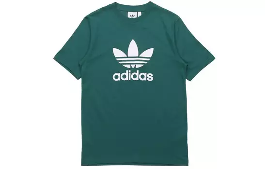 Футболка с трилистником для мужчин Gaoya Green Adidas Originals, зеленый