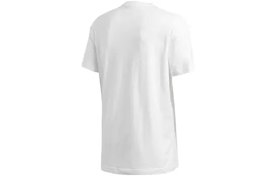 Футболка с трилистником мужская белая Adidas Originals, белый