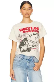 Футболка с туром Waylon Jennings Ol’ Waylon Daydreamer, dirty white