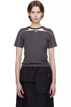 Футболка с укороченным рукавом Cycle Kijun, цвет charcoal