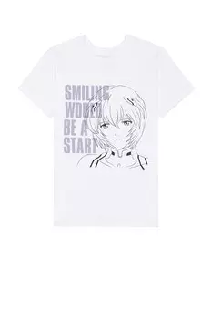 Футболка с улыбкой Pleasures, белый