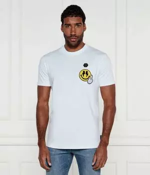 Футболка с улыбкой Regular fit Philipp Plein, белый