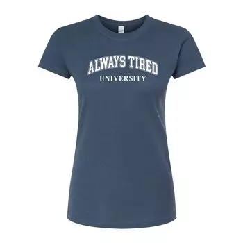 Футболка с университетским рисунком Always Tired для юниоров Licensed Character