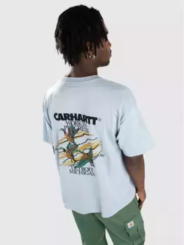 Футболка с утками Carhartt Wip, синий