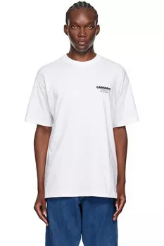 Футболка с утками Carhartt Work In Progress, белый