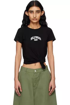 Футболка с узлом Hollywood baby Misbhv, черный