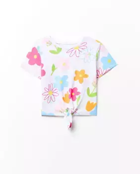 Футболка с узлом Sfera, белый