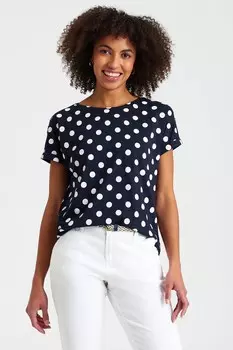 Футболка с узорчатым модалом Greenpoint, белый