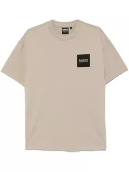 Футболка с узором Barbour International, нейтральный