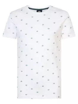 Футболка с узором «лучи» по всей поверхности Petrol Industries, белый