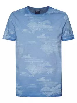 Футболка с узором ралли по всей поверхности Petrol Industries, синий