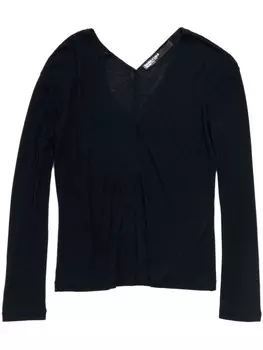 Футболка с V-образным вырезом Bimba y Lola, черный