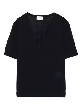 Футболка с V-образным вырезом Closed, синий