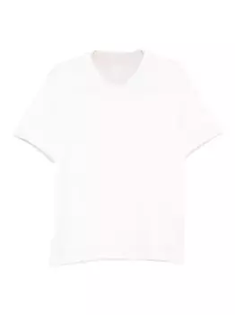 Футболка с V-образным вырезом Eleventy, белый