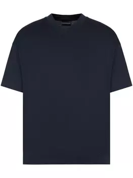 Футболка с V-образным вырезом Emporio Armani, синий