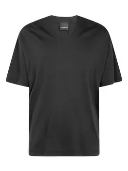 Футболка с V-образным вырезом Emporio Armani, черный