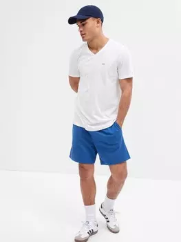 Футболка с v-образным вырезом Gap, белый