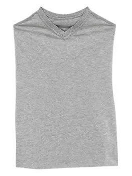 Футболка с V-образным вырезом и короткими рукавами Paloma Wool, серый