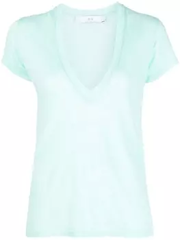 Футболка с V-образным вырезом IRO, синий