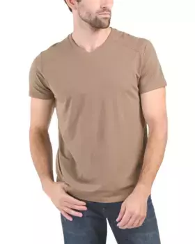 Футболка с V-образным вырезом Kenneth Cole, цвет Latte