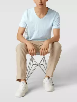 футболка с V-образным вырезом McNeal, светло-синий