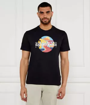Футболка s-valdor ss Relaxed fit Napapijri, черный