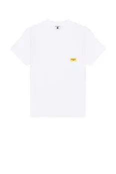 Футболка с вафельным карманом Service Works, белый