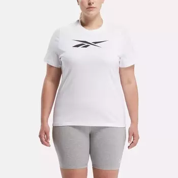 Футболка с векторной графикой (большие размеры) Reebok, белый