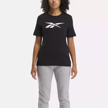 Футболка с векторной графикой Reebok, черный
