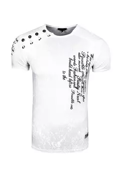 Футболка с великолепным винтажным видом RUSTY NEAL, белый