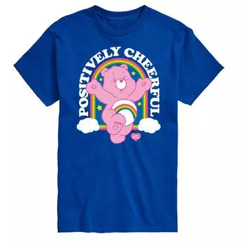 Футболка с веселым рисунком Big & Tall Care Bears Licensed Character, синий