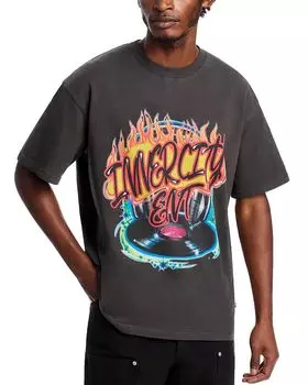 Футболка с виниловым принтом Honor the Gift, черный