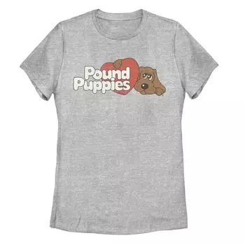 Футболка с винтажным логотипом Juniors' Pound Puppies и графическим рисунком Licensed Character
