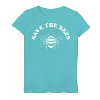 Футболка с винтажным текстом и печатью пчелы для девочек 7–16 лет Save The Bees Licensed Character