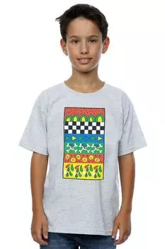 Футболка с винтажным узором «Дональд Дак» Disney, серый