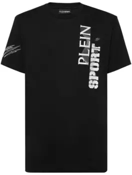 Футболка с волной Plein Sport, черный