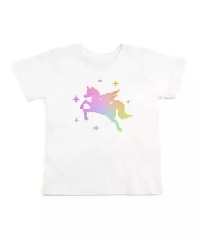 Футболка с волшебным единорогом для маленьких и больших девочек Sweet Wink