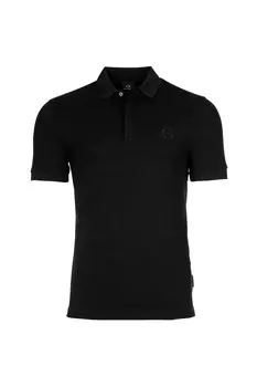 Футболка с воротником Armani Exchange, черный