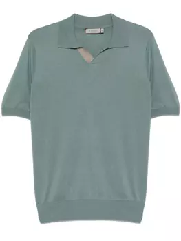 Футболка с воротником-поло Canali, синий