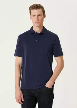 Футболка с воротником-поло Cool Touch Beymen Collection, синий