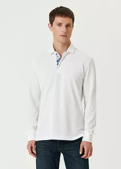 Футболка с воротником-поло Etro, белый