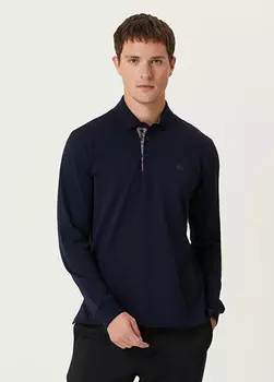 Футболка с воротником-поло Etro, синий