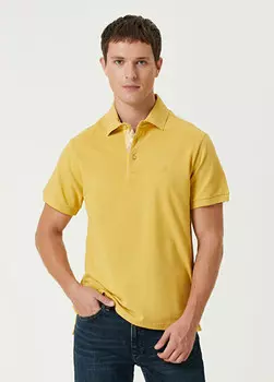 Футболка с воротником-поло Etro, желтый