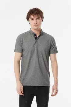 Футболка с воротником-поло Fullamoda, черный