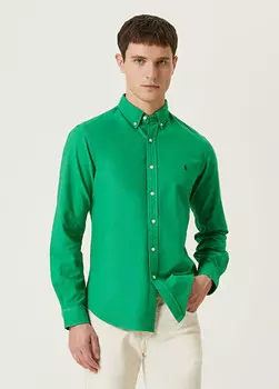 Футболка с воротником-поло Polo Ralph Lauren, хаки