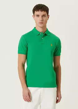 Футболка с воротником-поло Polo Ralph Lauren, зеленый