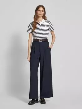 Футболка с воротником-стойкой Luisa Cerano, кремовый